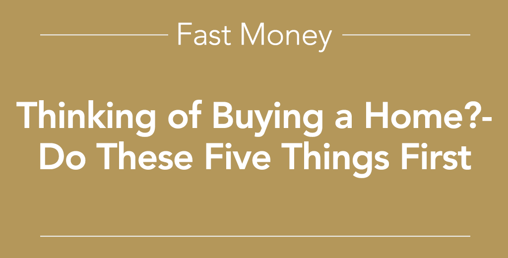 thinking of buying a home?
